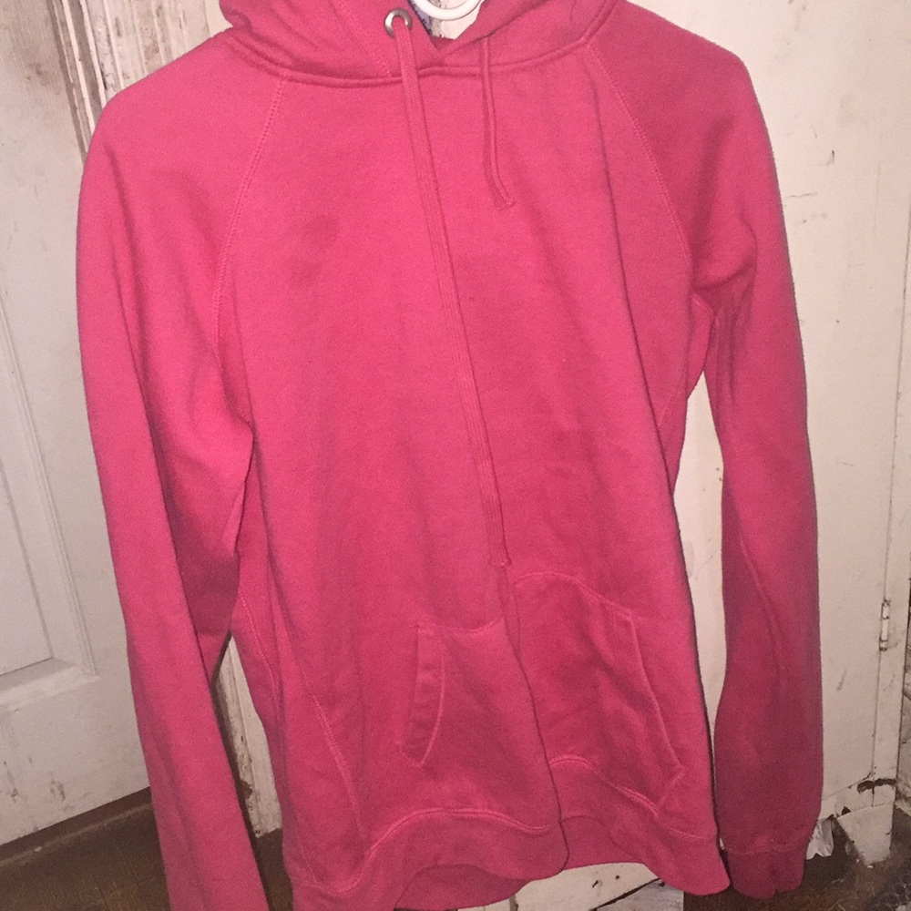 Pink hoodie